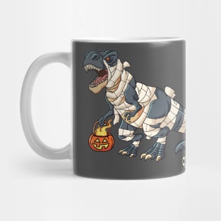 Funny Halloween Mummy T-Rex Dinosaur Gift Kids Boys Girls Mug